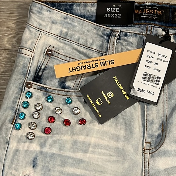 Majestik Studded Jeans - Picture 5 of 11